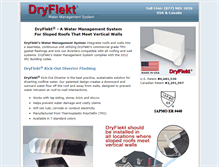 Tablet Screenshot of dryflekt.com